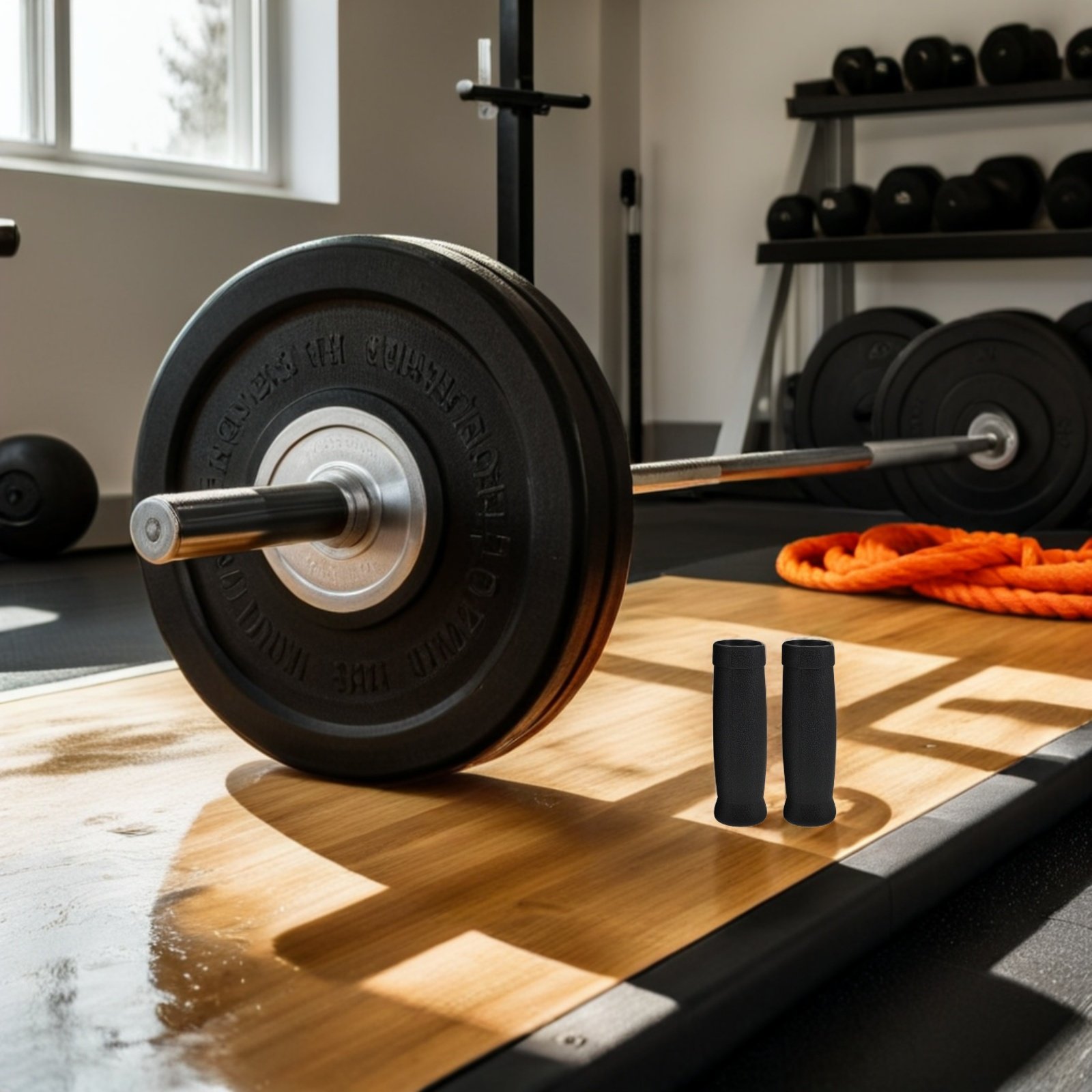 Fitness Equipment - قطعتان من مقابض الباربل، مقابض مريحة