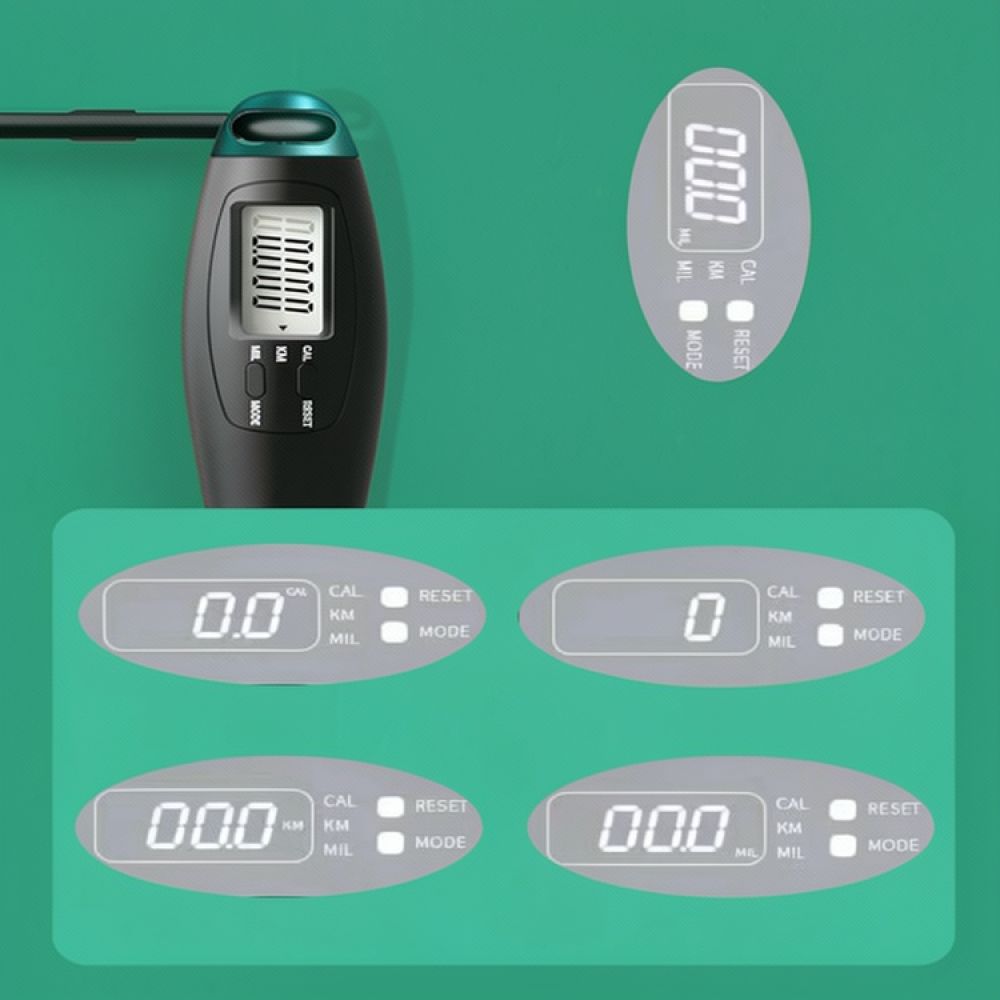 Smart Jump Rope Digital Counter - حبل قفز رقمي ذكي مع كرة