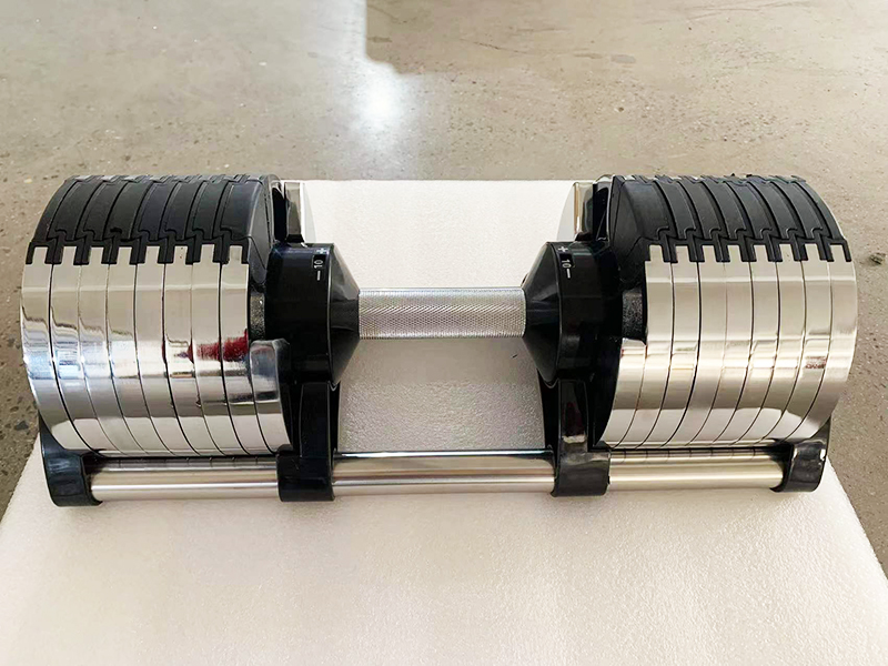 زوج دمبل كروم قابل للتعديل 2 ك - مراجعة Adjustable Dumbbell Pair 40Kg وسعره