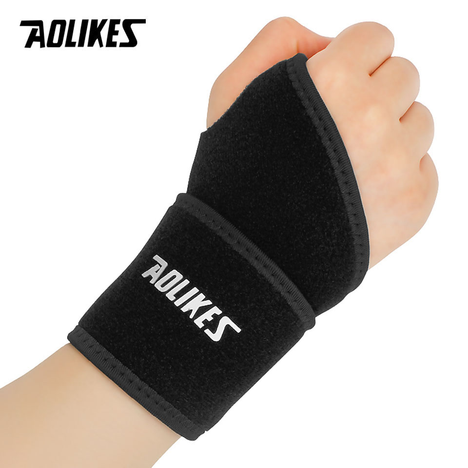 AOLIKES 1 قطعة المعصم هدفين دع - مراجعة Wrist Wraps Weightlifting Support وسعره