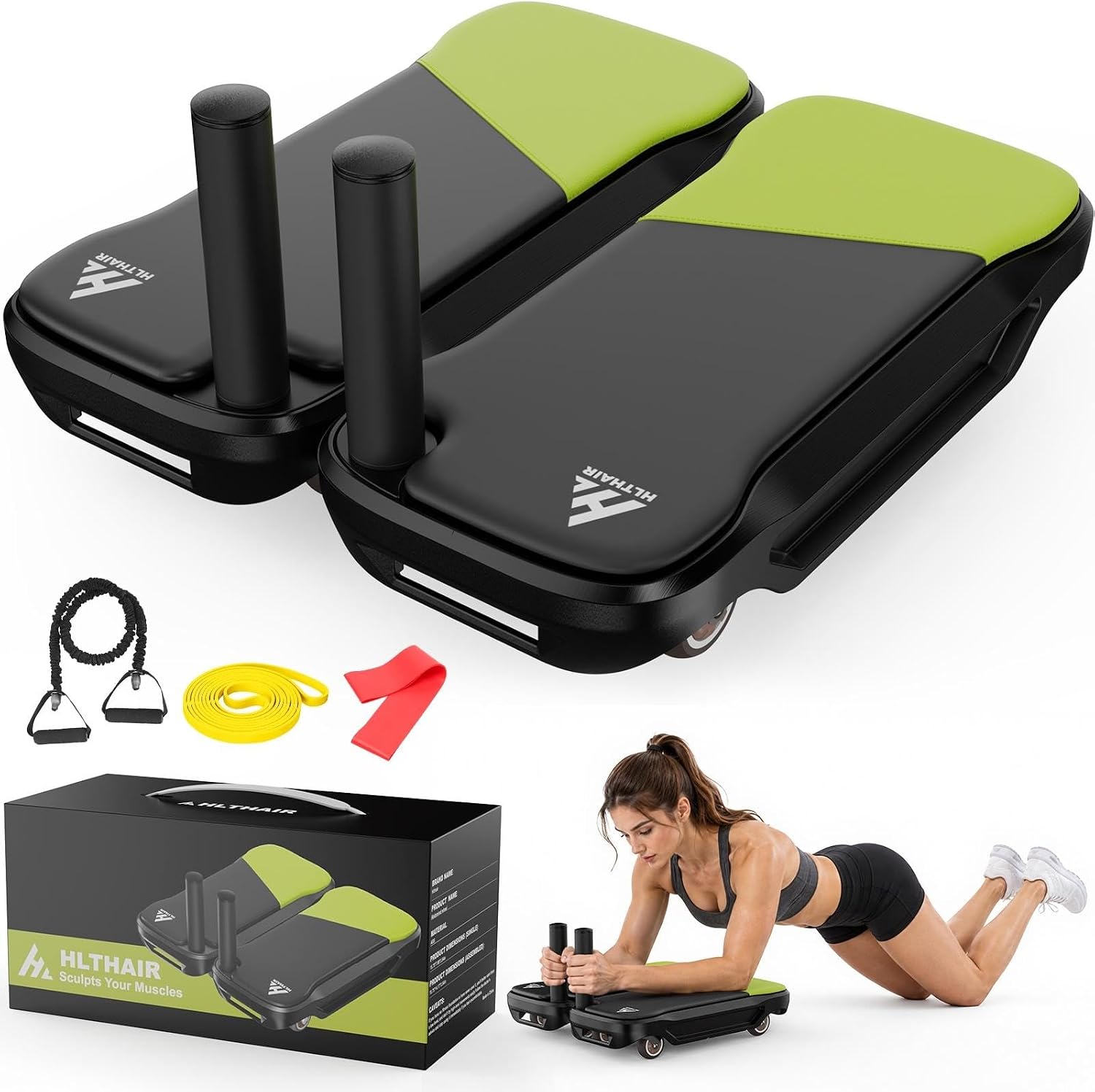 جهاز تدريب عضلات البطن مع لوح  - مراجعة Ab Roller Wheel With Elbow Support وسعره
