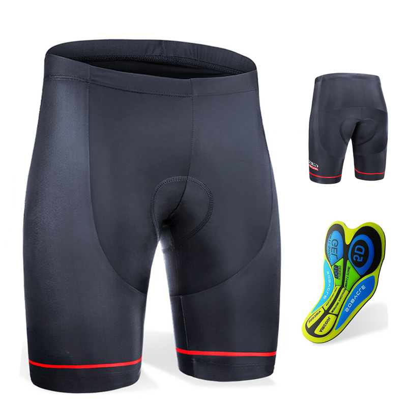 الصيف الدراجات السراويل الرجال - مراجعة Padded Cycling Shorts 5D Gel وسعره
