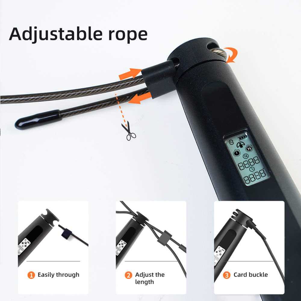 حبل تخطي ذكي للياقة البدنية ،  - مراجعة Smart Jump Rope Digital Counter وسعره