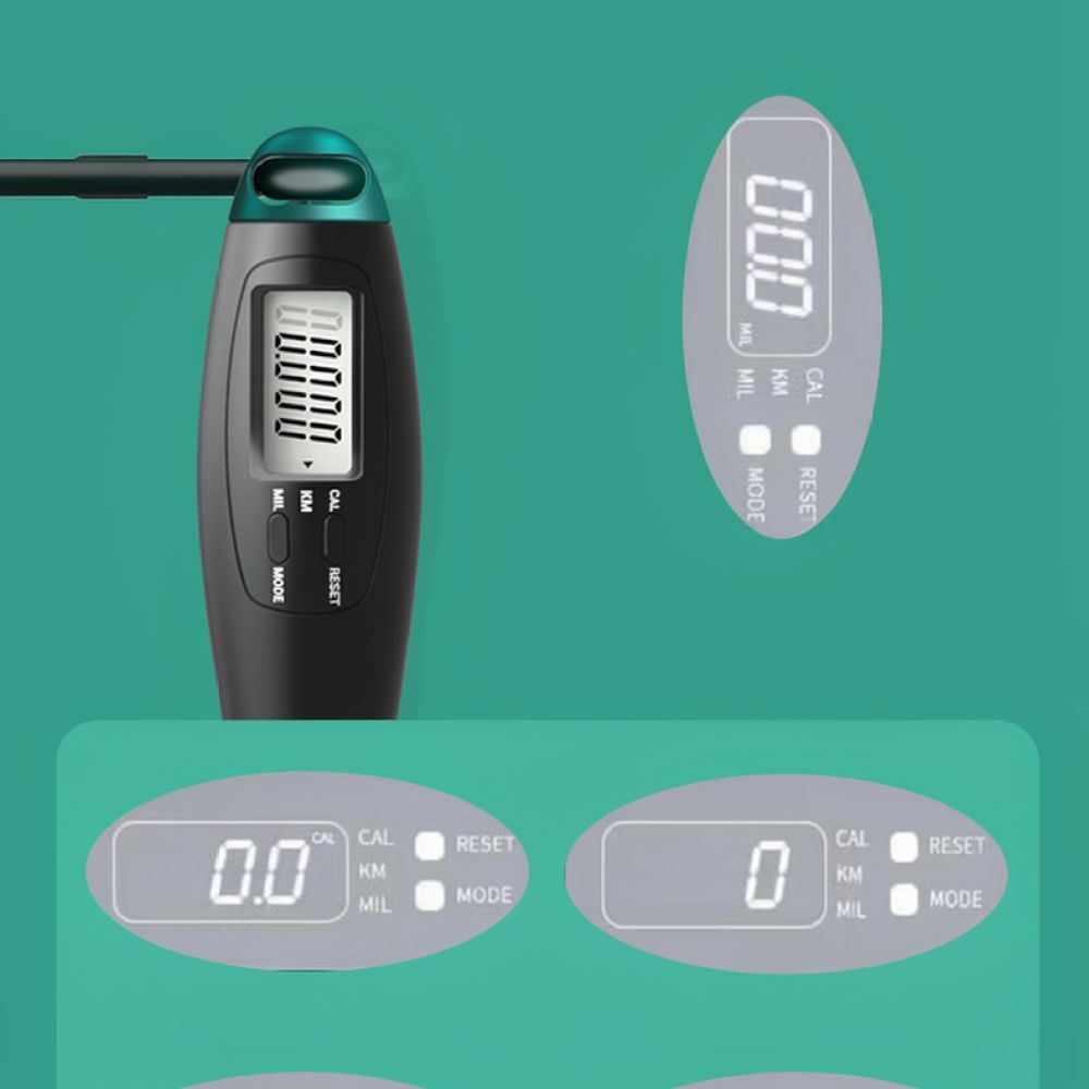 حبل قفز رقمي ذكي مع كرة ثقيلة، - مراجعة Smart Jump Rope Digital Counter وسعره